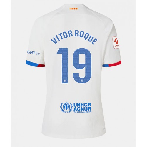 Barcelona Vitor Roque #19 Gostujuci Dres za Ženska 2023-24 Kratak Rukav